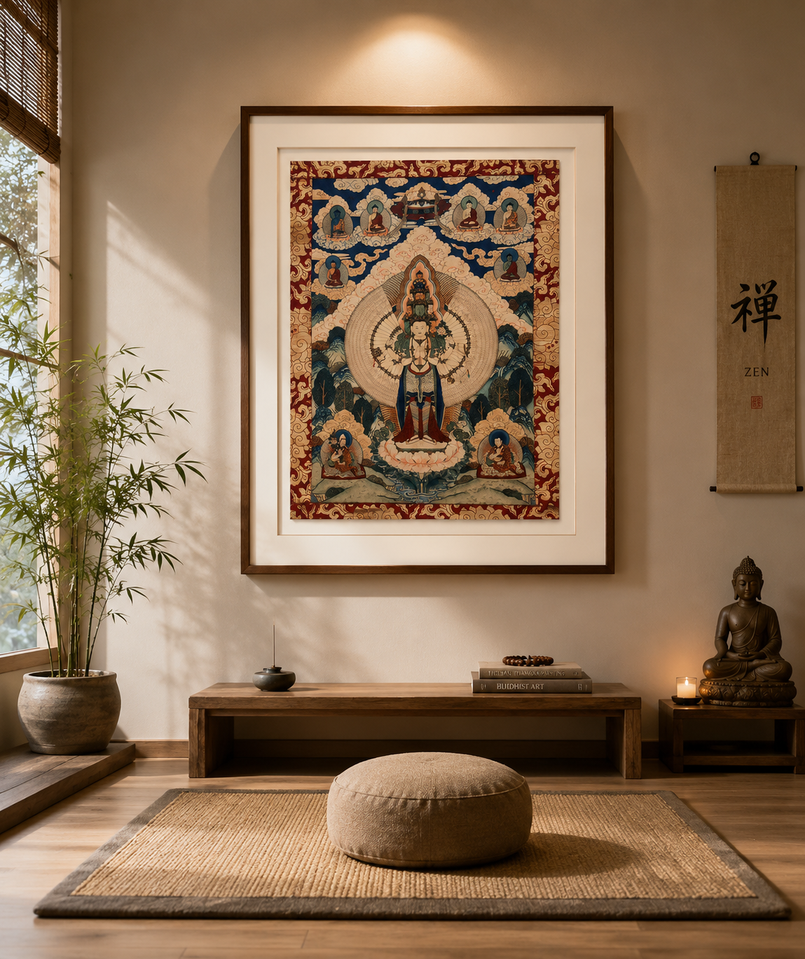Thousand-Armed Avalokiteshvara Thangka