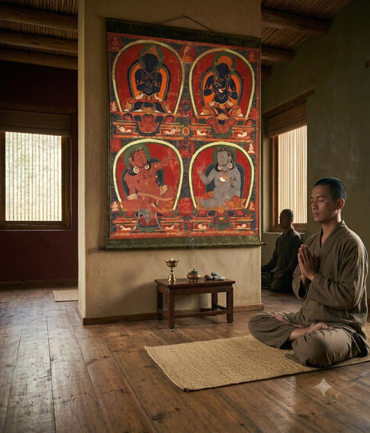15th Century Ngor School (For Museum Grade Canvas Print, Size 50×60cm