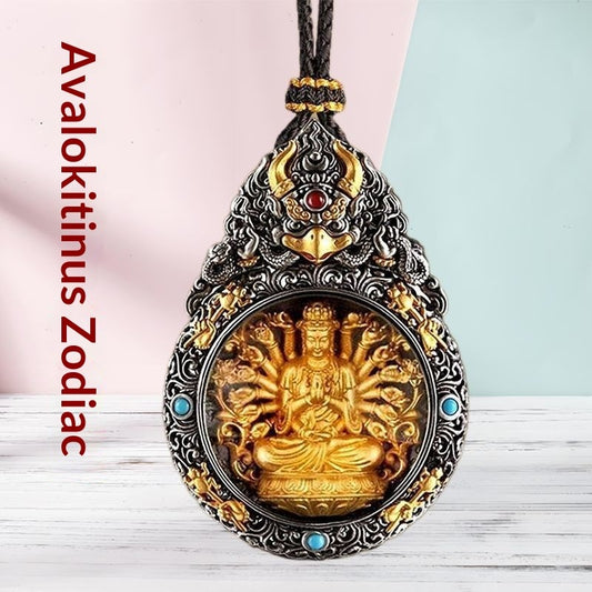 Tibetan zodiac buddha pendant The 12 Zodiac Signs and Their Guardian Buddhas