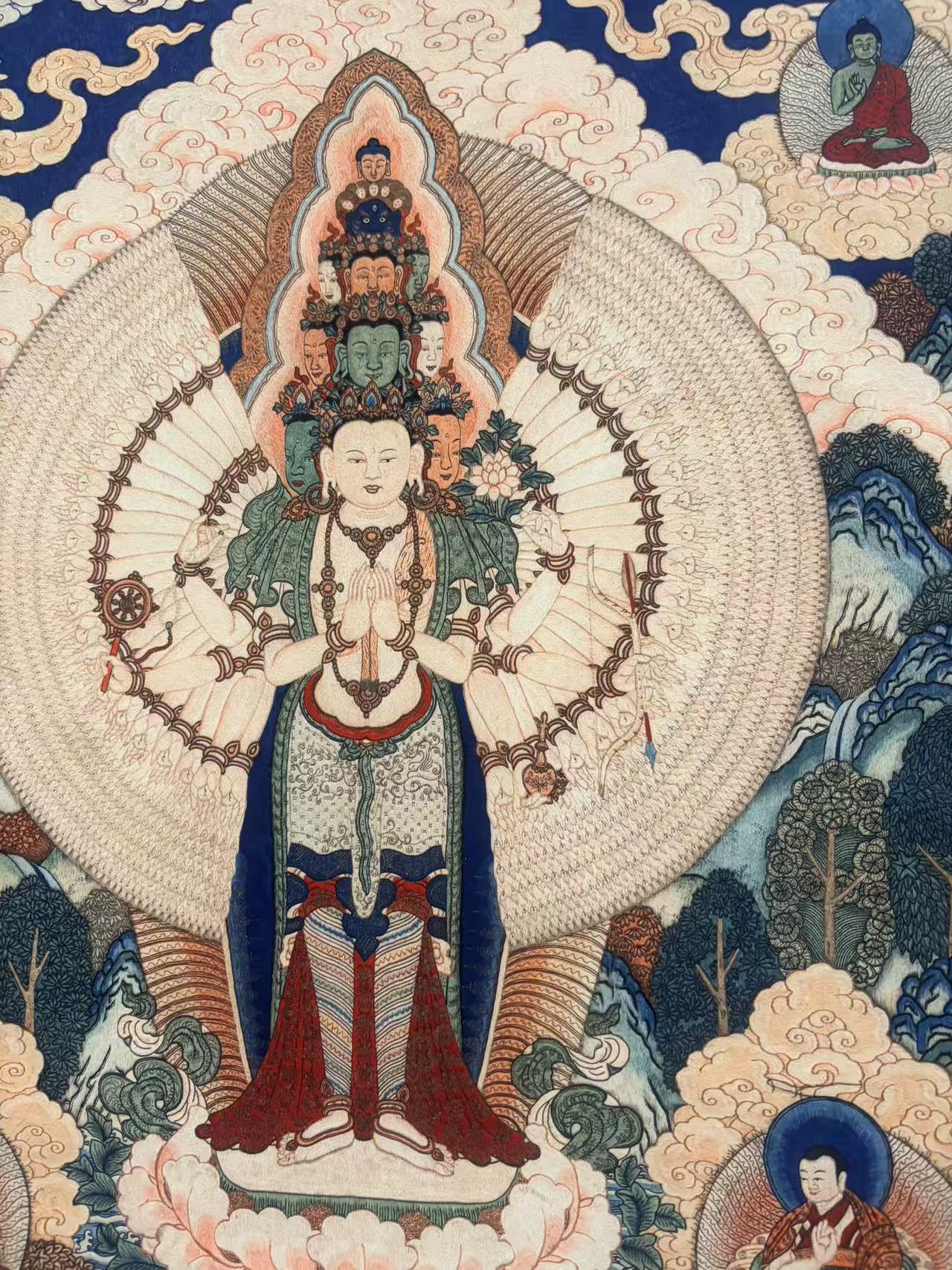 Thousand-Armed Avalokiteshvara Thangka